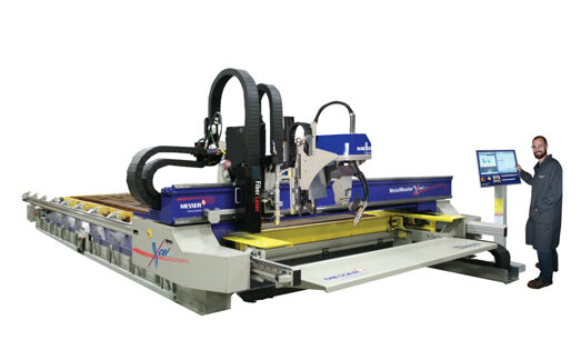 The MetalMaster Xcel cutting machine from Messer, for Big Agra applications.