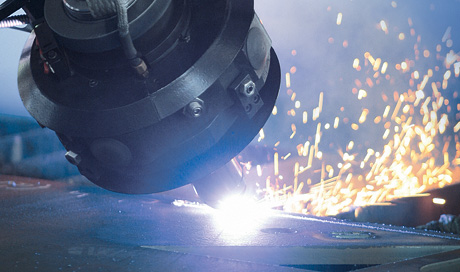 Bevel plasma cutting Messer