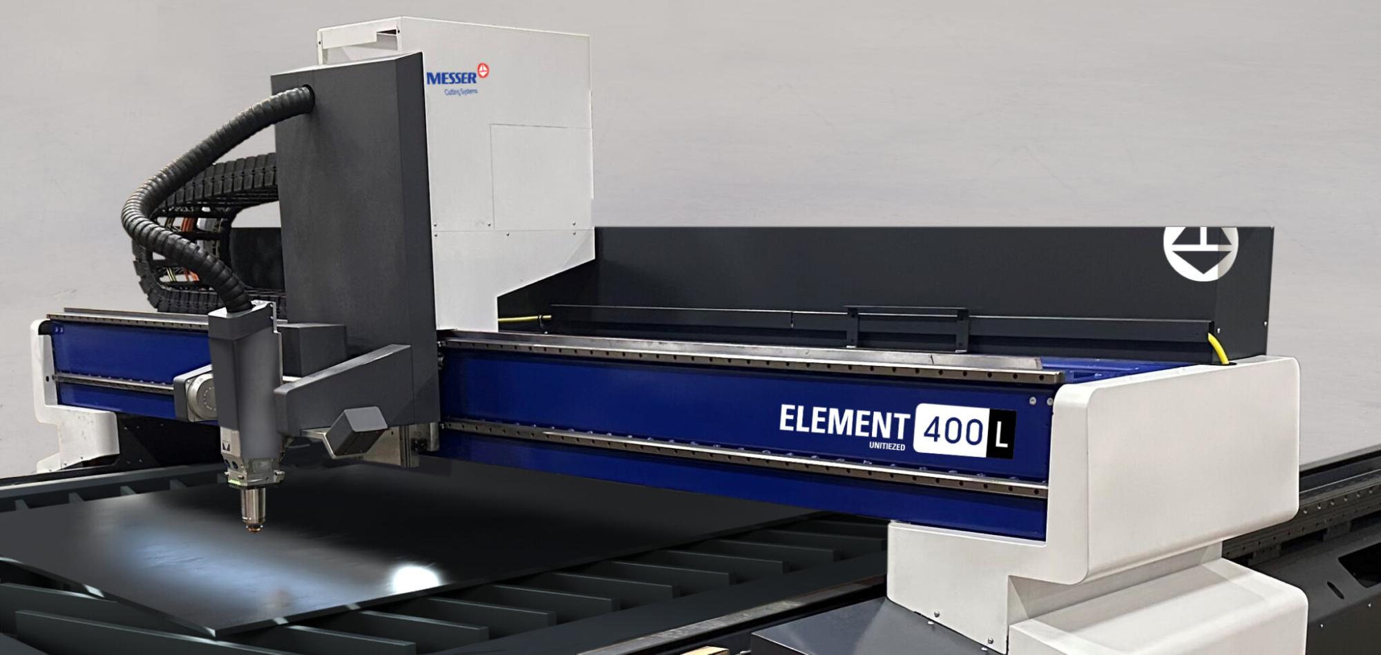 The Element 400L Unitized cutting machine from Messer.
