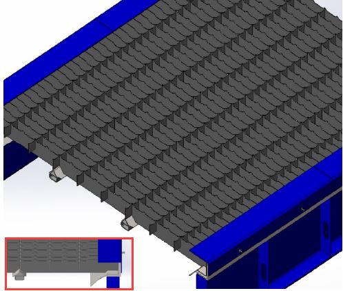 Serrate Slat Frame Large